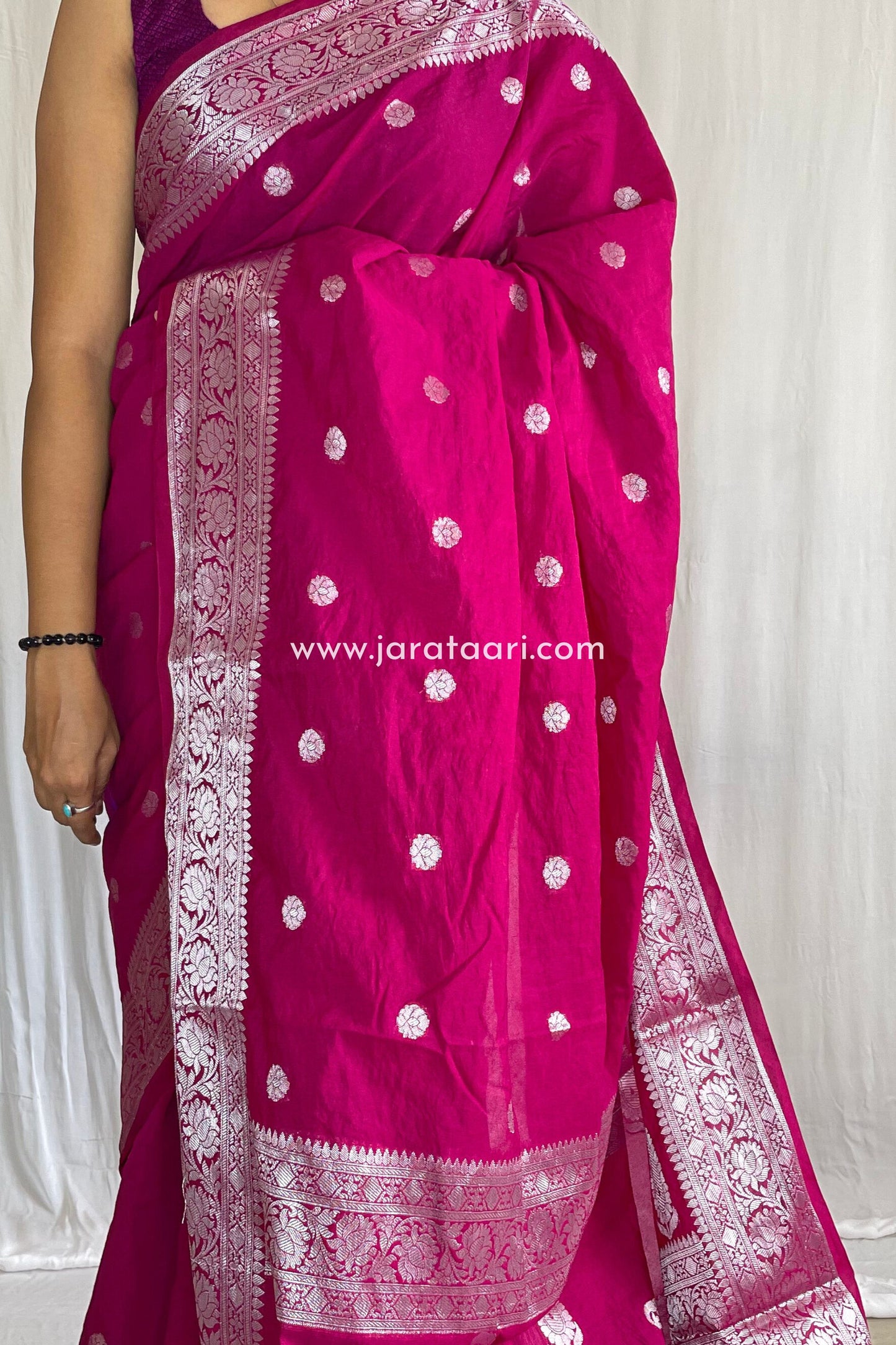 Berry Pink Kaveri Saree