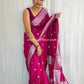 Berry Pink Kaveri Saree