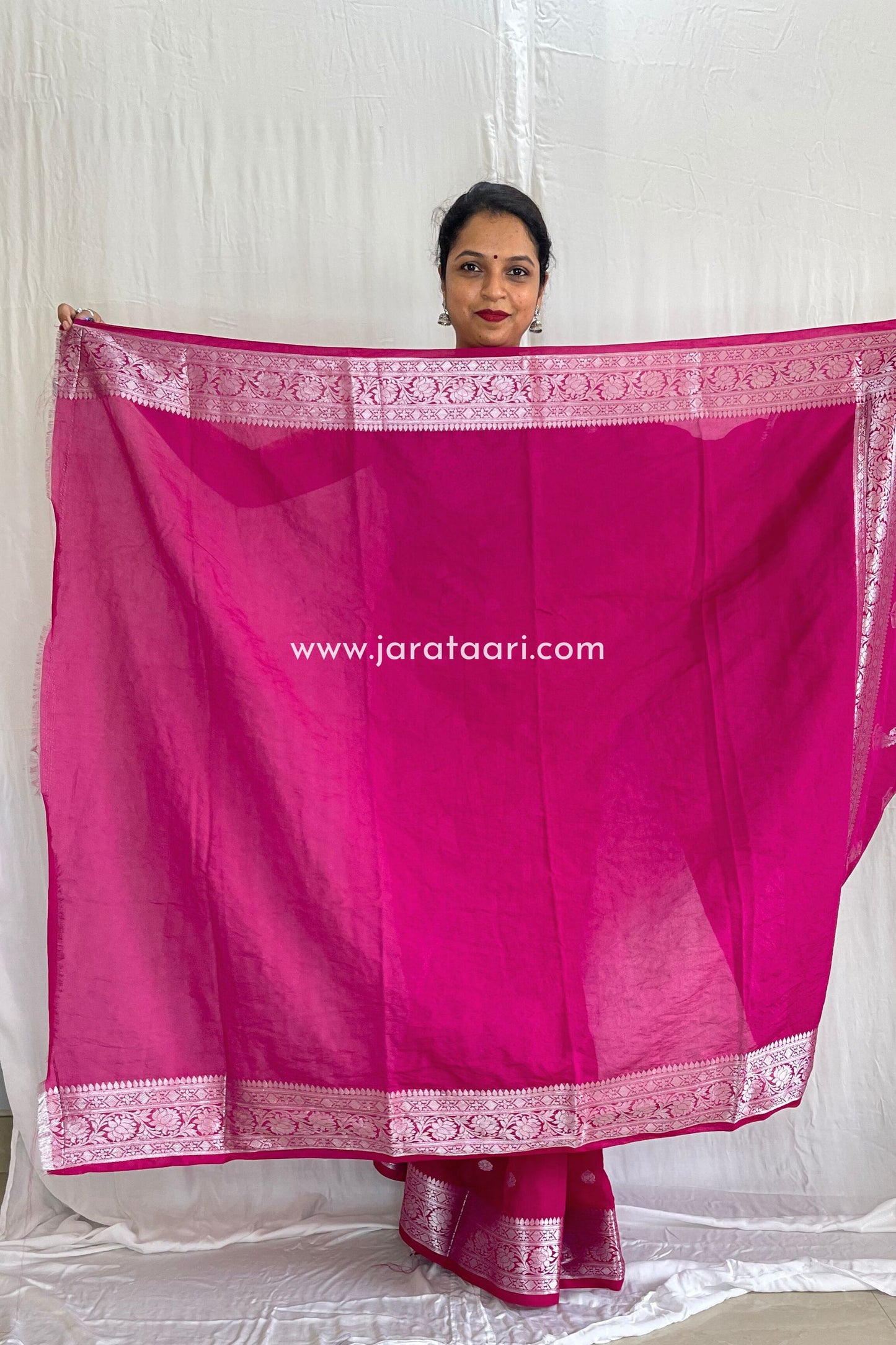 Berry Pink Kaveri Saree