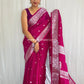 Berry Pink Kaveri Saree