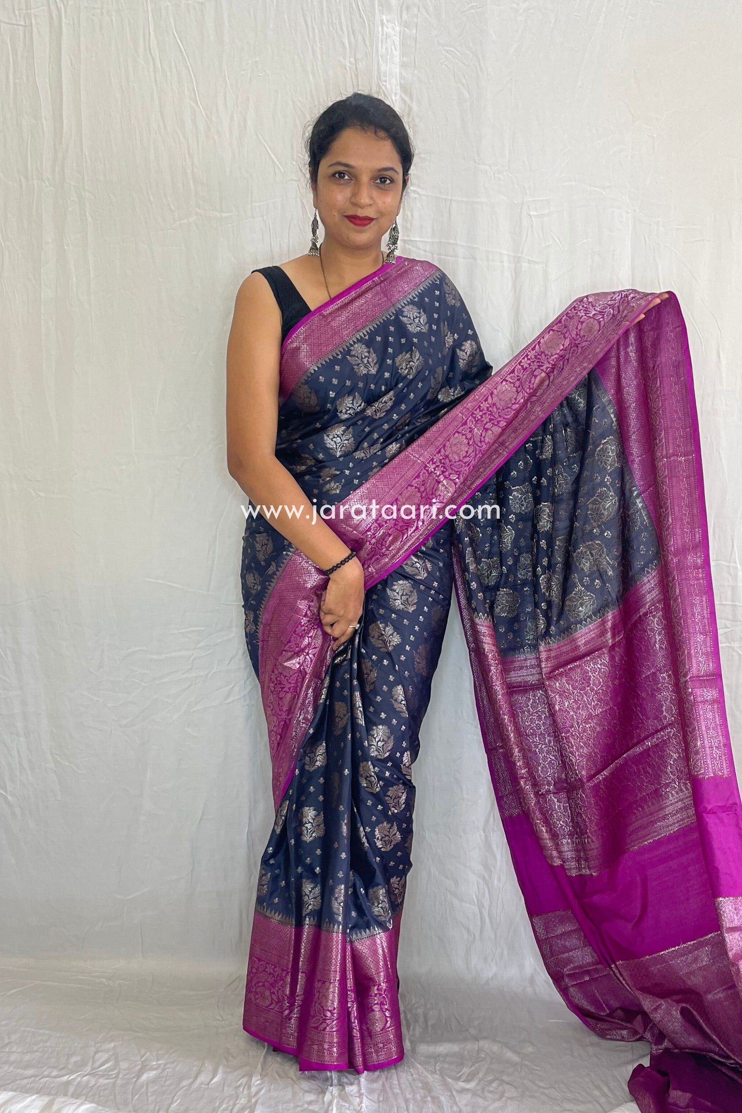 Blue Purple Urmila Saree