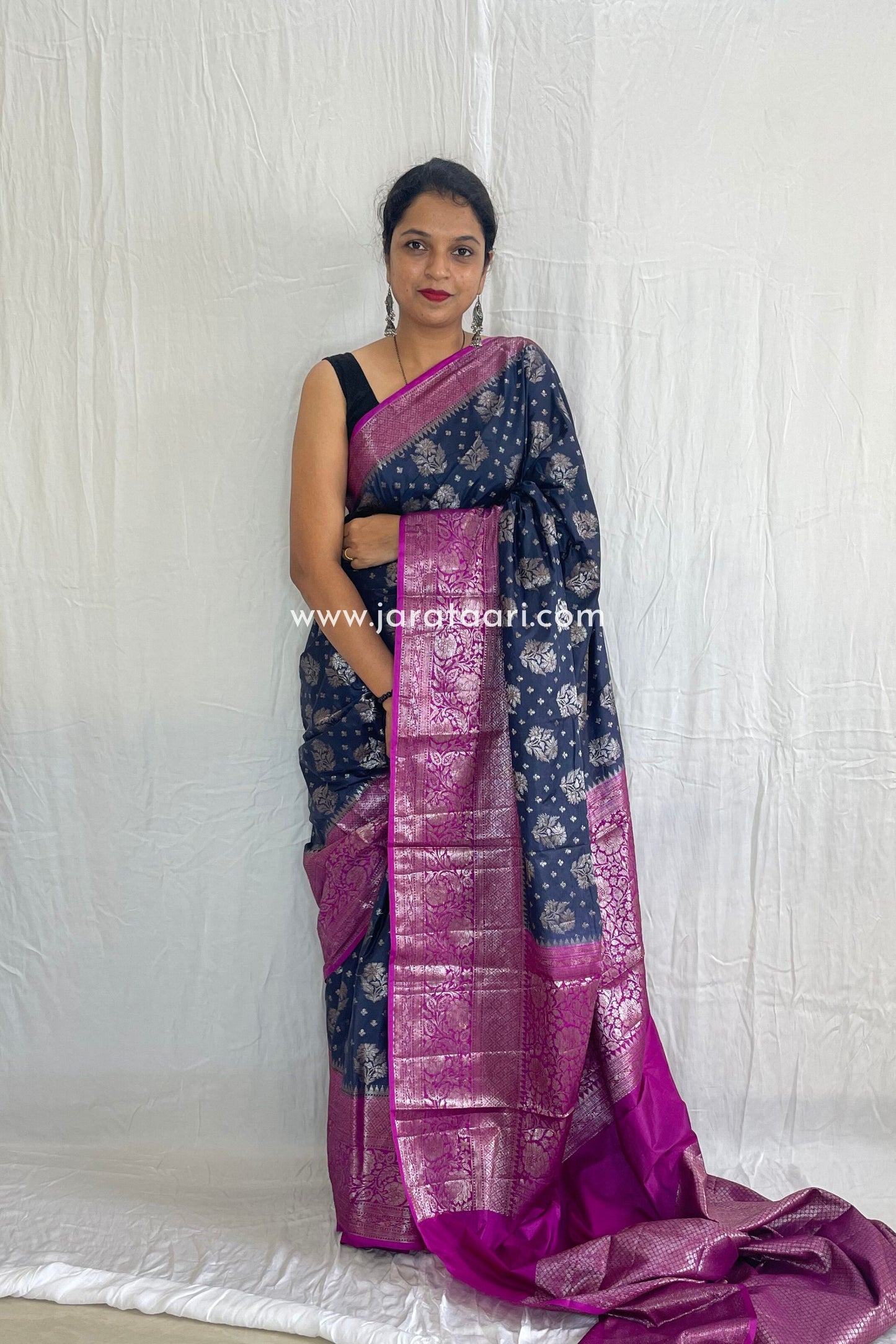 Blue Purple Urmila Saree