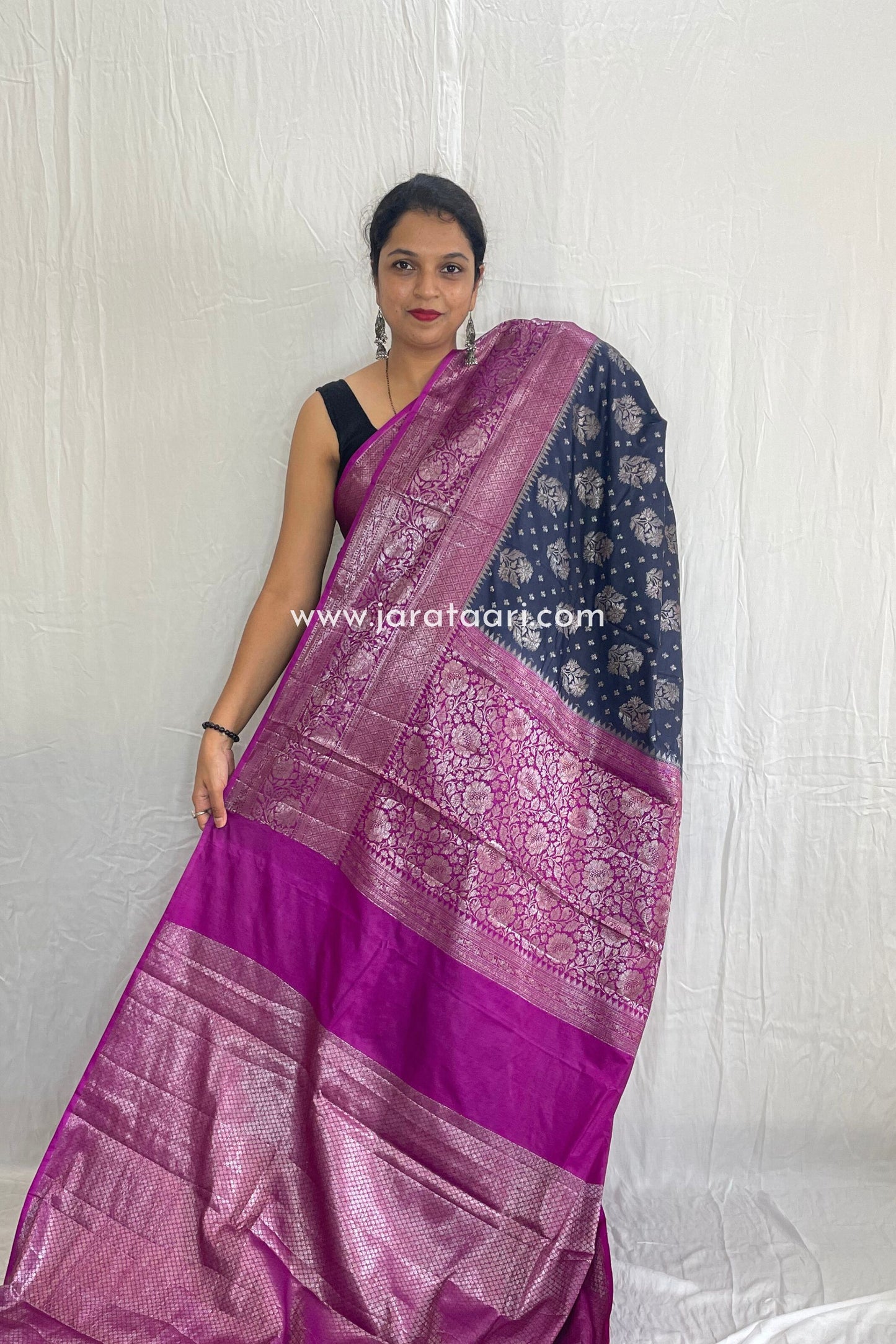 Blue Purple Urmila Saree