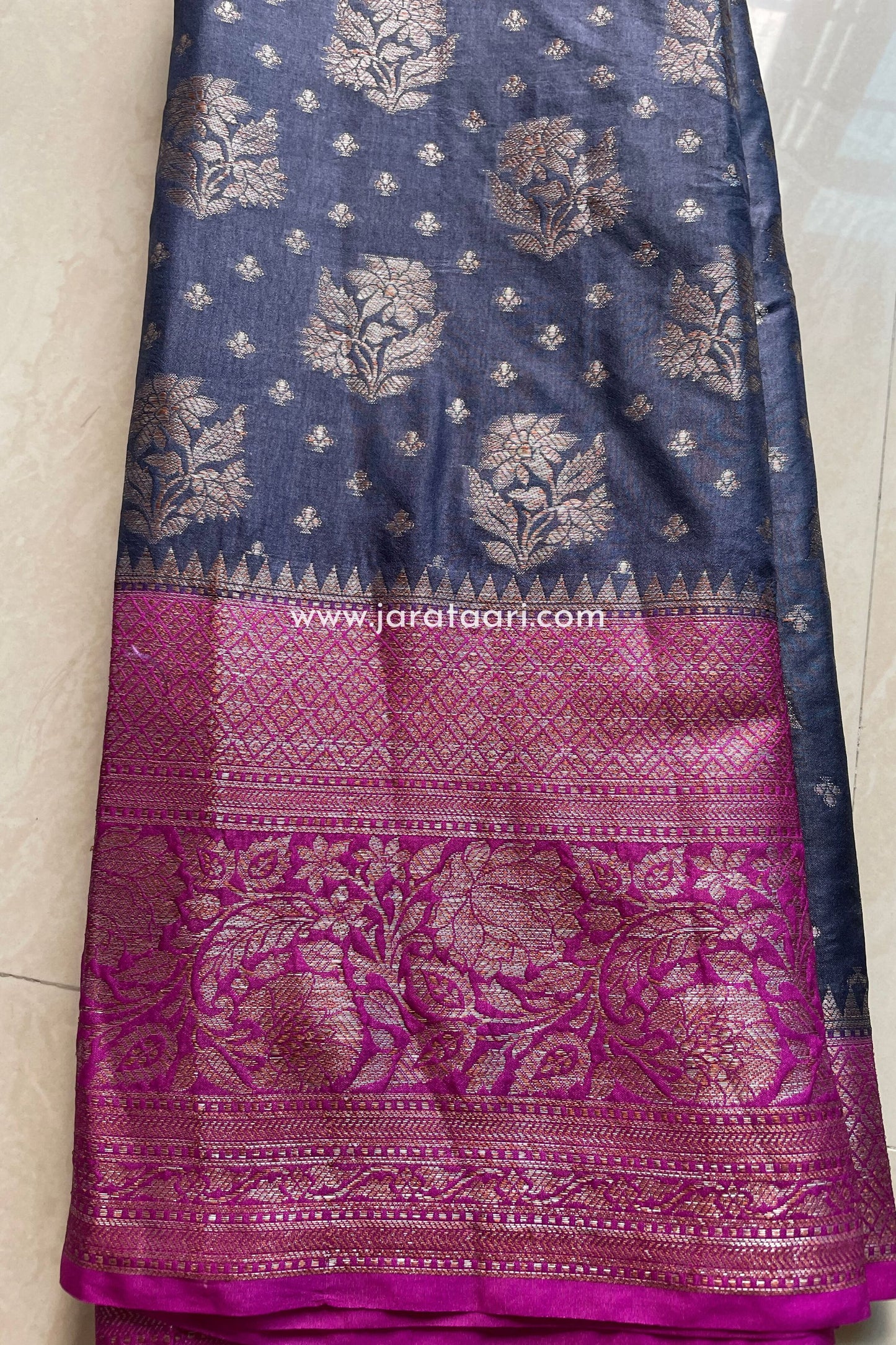 Blue Purple Urmila Saree