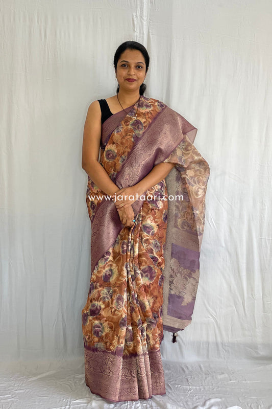 Caremal Lilac Navya Saree