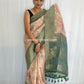 Beige Green Navya Saree