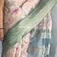 Beige Green Navya Saree