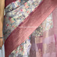 Gray Garnet Pink Navya Saree