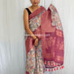 Gray Garnet Pink Navya Saree