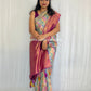 Grey Pink Ganga Saree