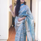 Light Blue Tissue Saree