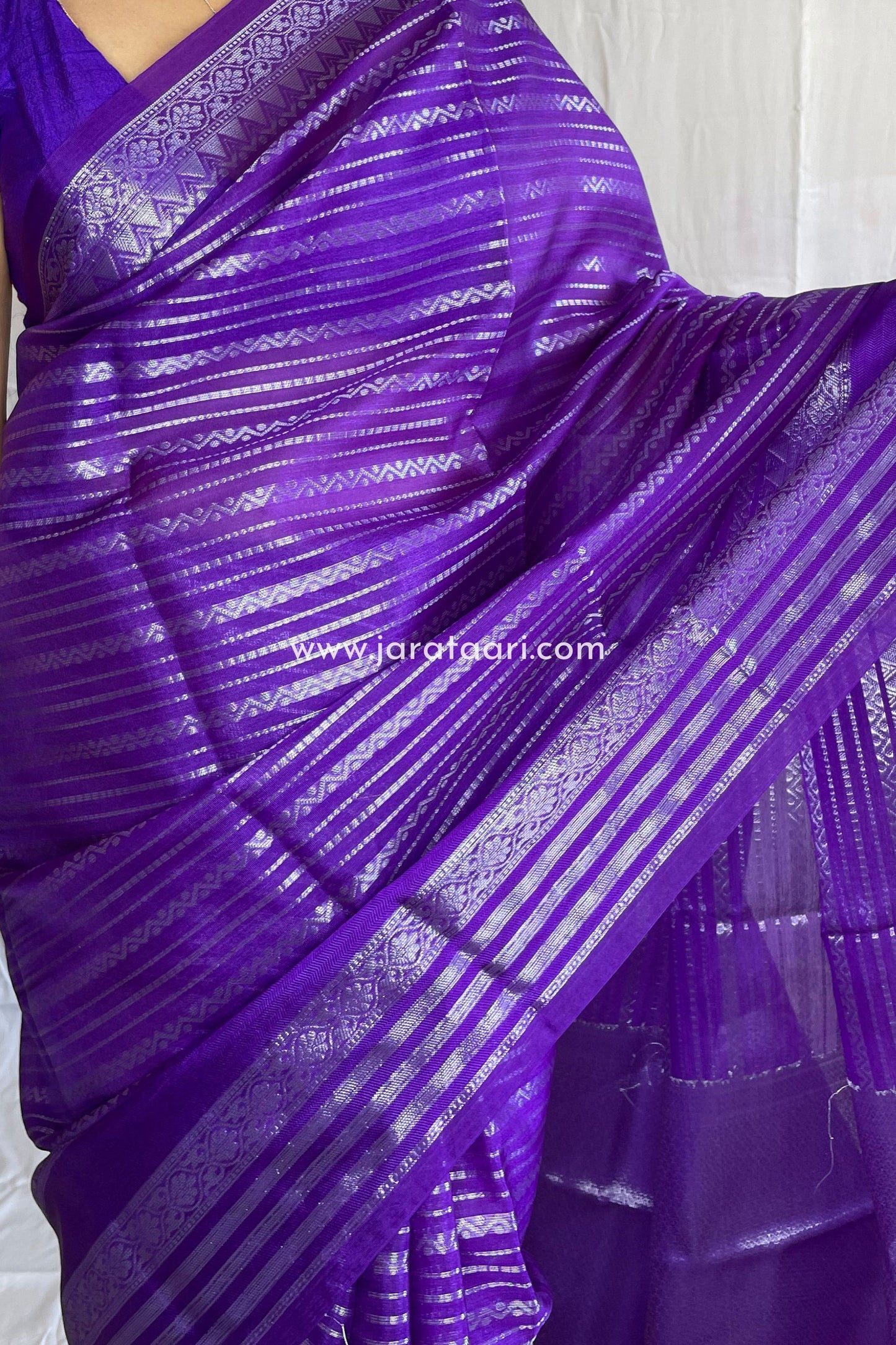 Purple Ganga Saree