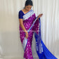 Purple Blue Meher Saree