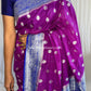Purple Blue Meher Saree