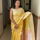 Yellow Aadyaa Saree