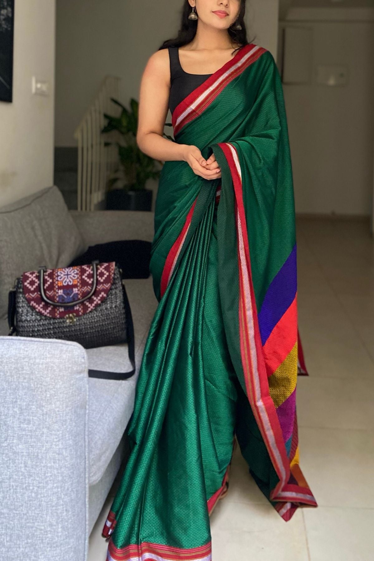 Suhana Khan shines in saree look