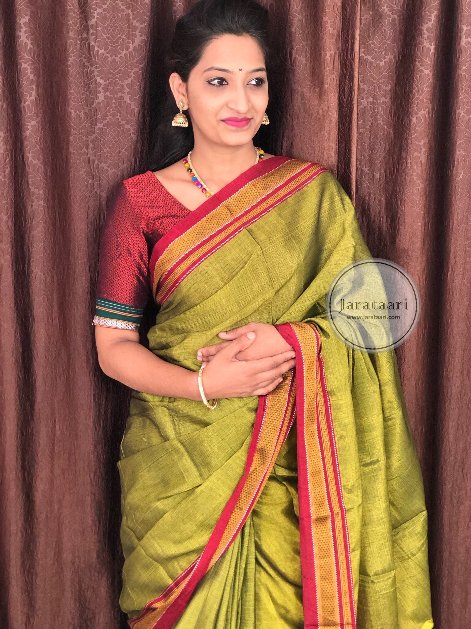 B. O. O. K. E. D. *UMBARA SUPPORTS* . SAREE - 100% COTTON Ilkal . BLOUSE -  Khun mashru . FREE S… | Casual blouse designs, Traditional blouse designs,  Blouse designs