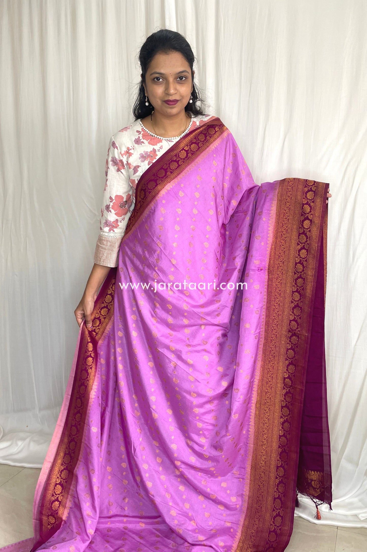 Lilac Vani Saree