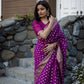 Purple Nethra Saree