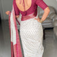 White Anushka Saree